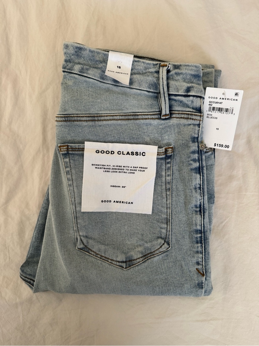 Good American Light Blue Good Classic Skinny Jeans